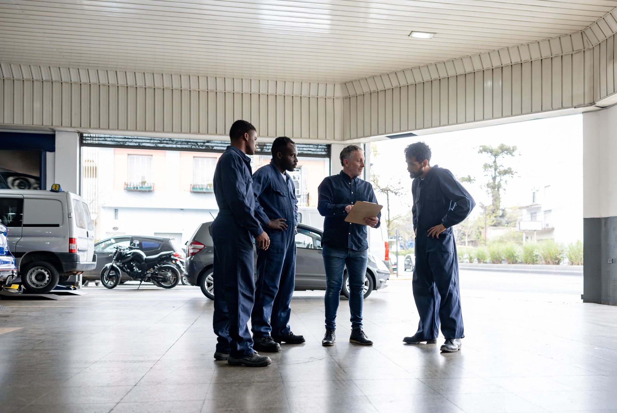 auto body repair shop team