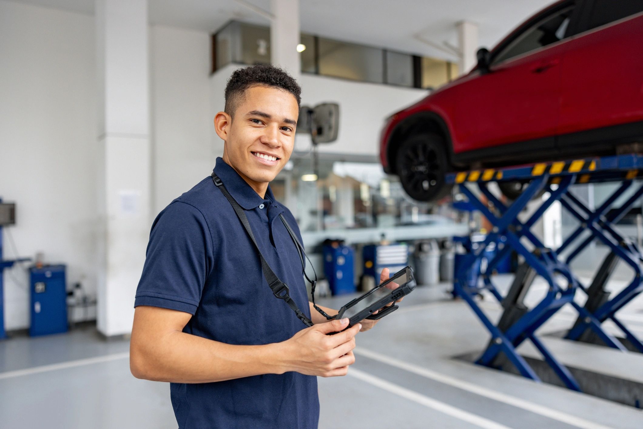 auto body shop exterior modern